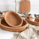 Cesto Artesanal em Rattan Manila - Cazehn