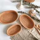 Cesto Artesanal em Rattan Manila - Cazehn
